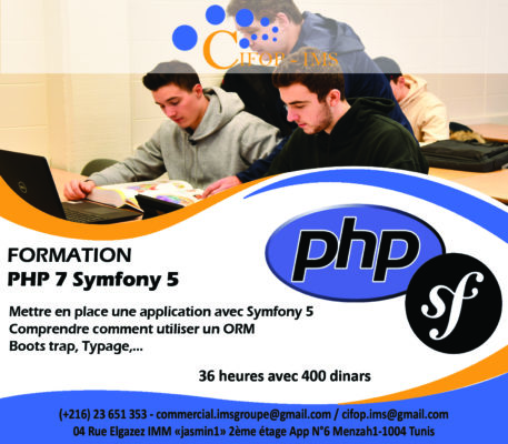 Formation pratique PHP7 Symfony5