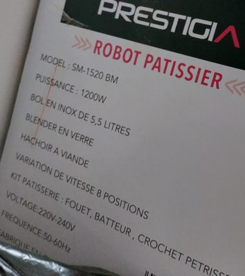 Robot pâtissier multifonctions