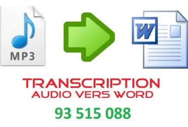 Retranscription Audio/ Vidéo en Texte