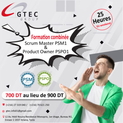 Promo : Formation Scrum Master et Product Owner ( PSM / PSPO )