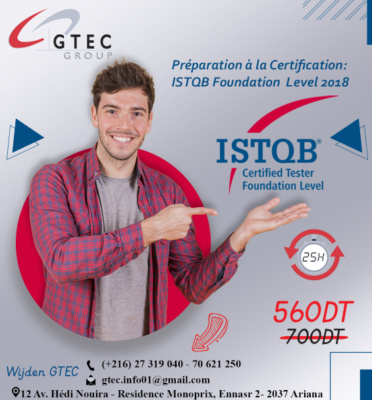 Formation Test logiciel Certification ISTQB / GSM: 27 319 040